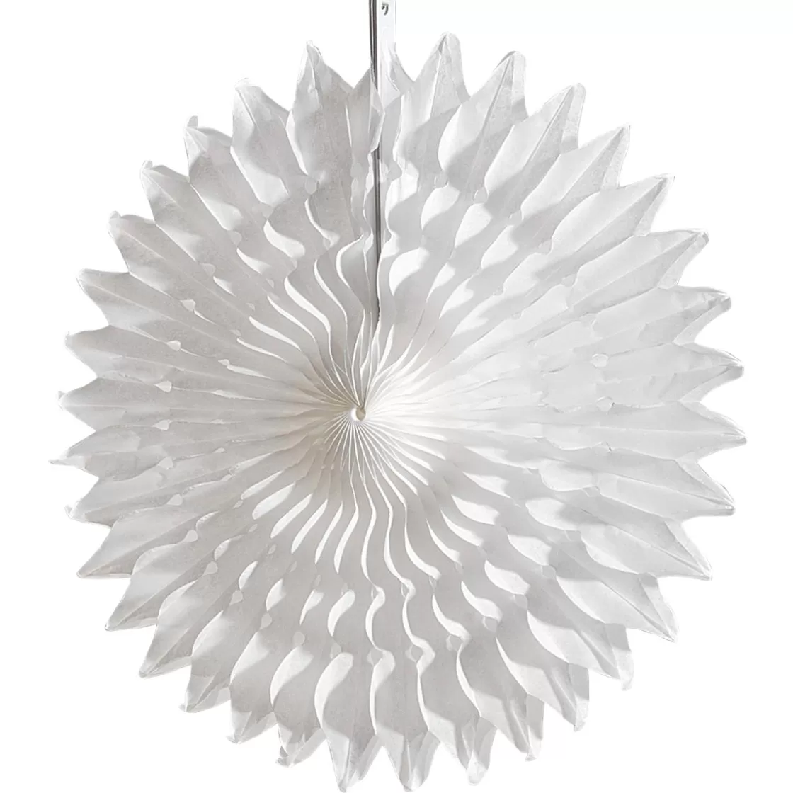 Decoración Temática>DecoWoerner Abanico Decorativo, Ø 30 Cm blanco