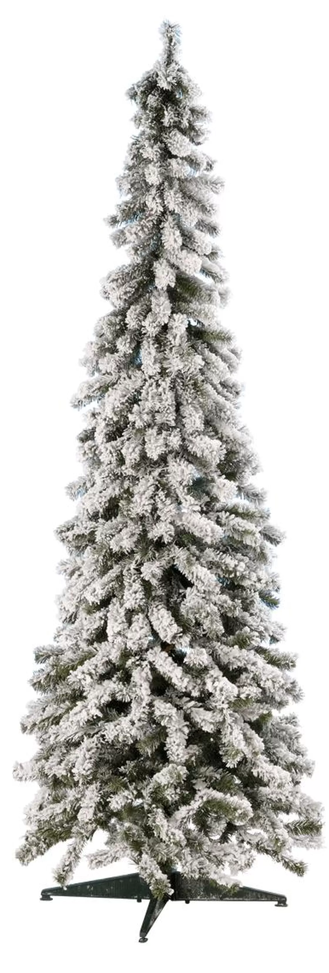 Árboles De Navidad Artificiales>DecoWoerner Abeto Artificial, Estrecho, Cubierto De Nieve 150 Cm blanco