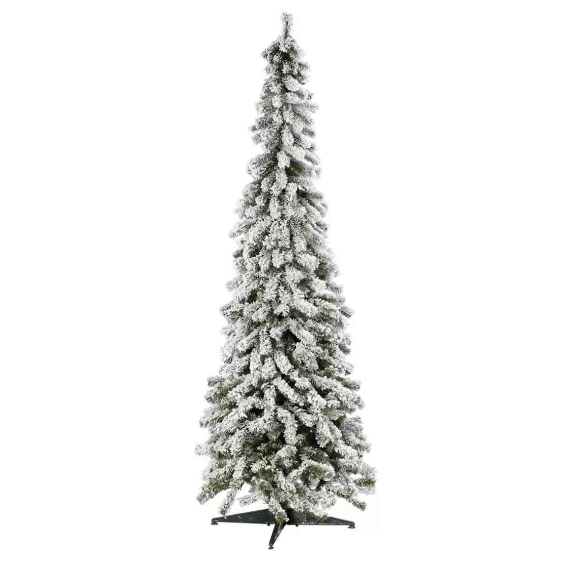 Árboles De Navidad Artificiales>DecoWoerner Abeto Artificial, Estrecho, Cubierto De Nieve 210 Cm blanco