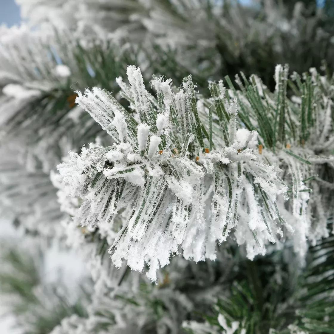 Árboles De Navidad Artificiales>DecoWoerner Abeto Artificial Estrecho Nevado De 180 Cm verde