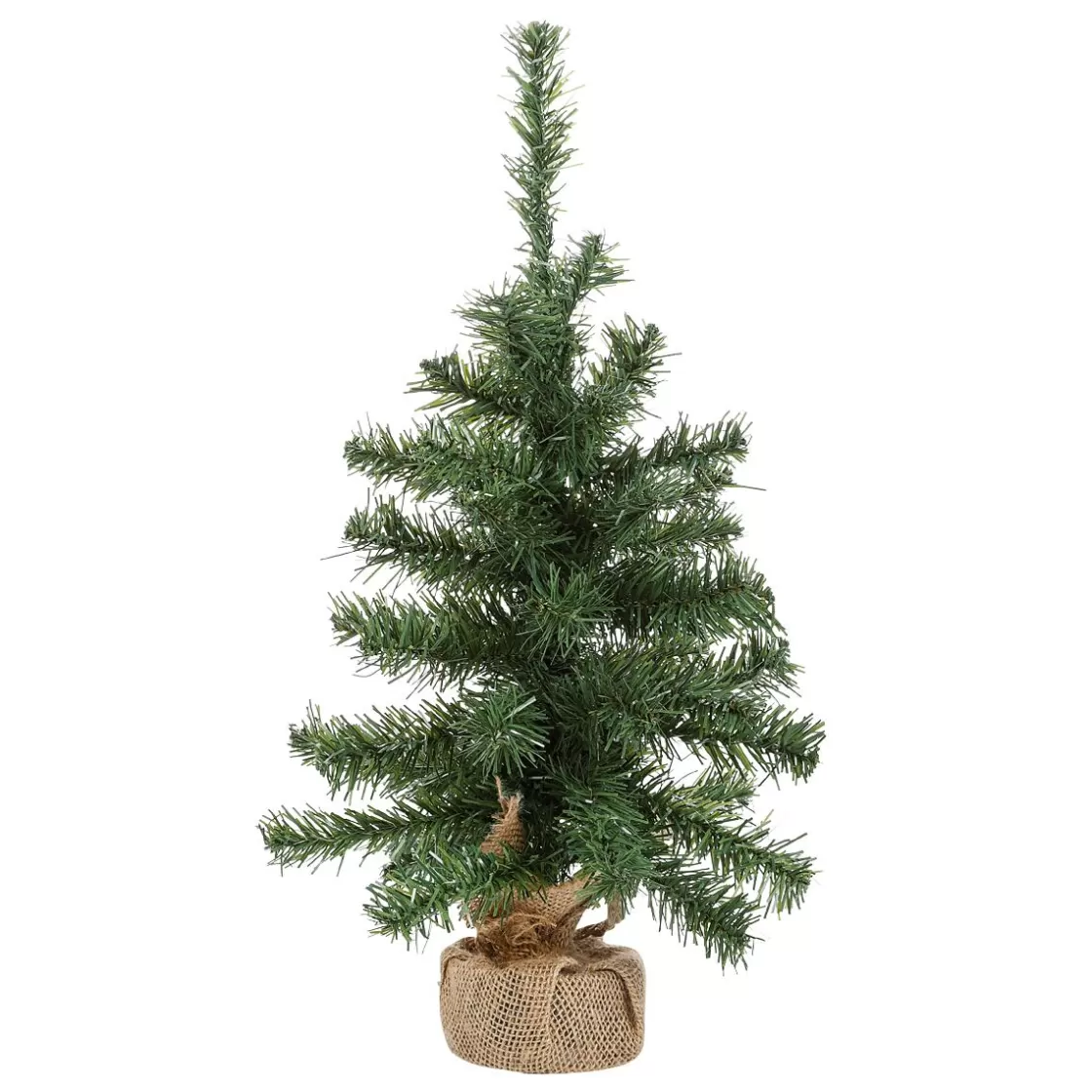 Árboles De Mesa Y Ramas De Abeto>DecoWoerner Abeto Decorativo De 45 Cm En Bolsa De Yute verde