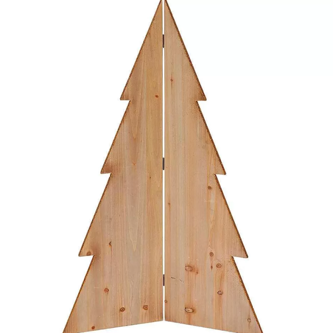 Decoración Natural | Figuras De Navidad>DecoWoerner Abeto Decorativo De Madera Altura 140 Cm Madera natural