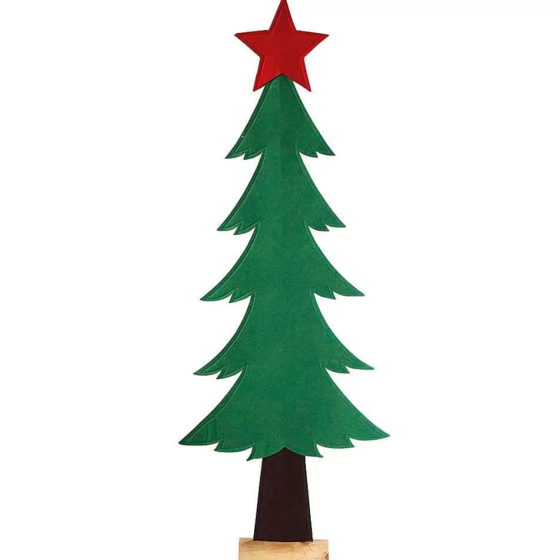 Figuras De Navidad>DecoWoerner Abeto Decorativo Fieltro 122 Cm verde