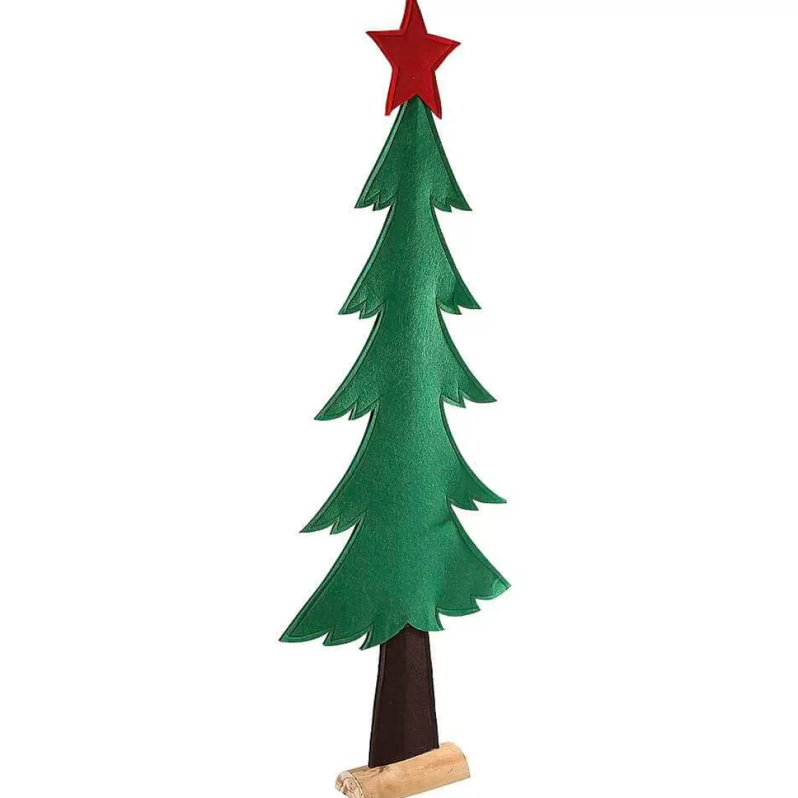 Figuras De Navidad>DecoWoerner Abeto Decorativo Fieltro 122 Cm verde