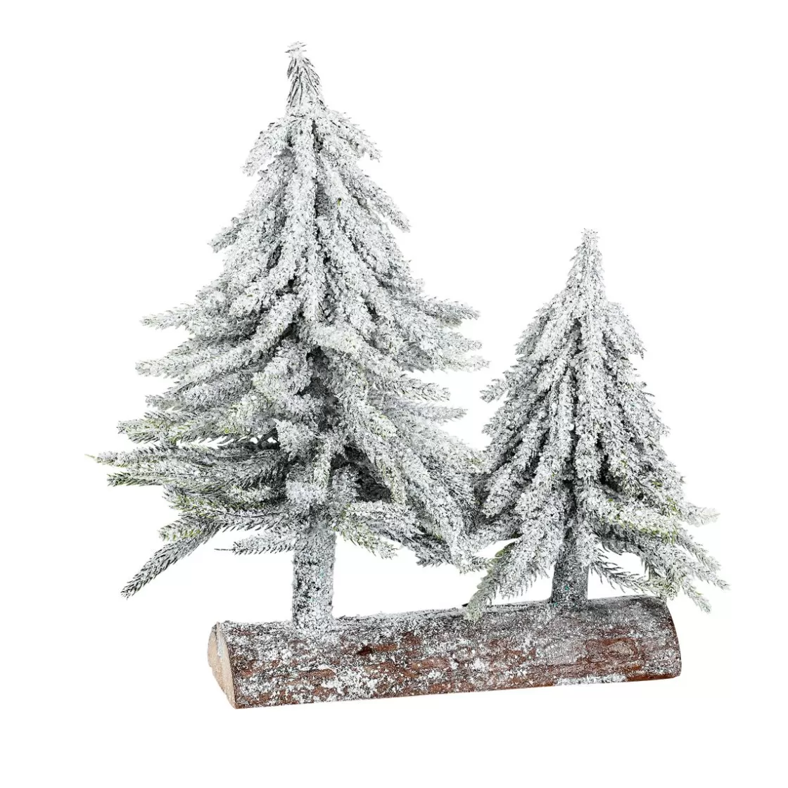 Decoración De Invierno | Árboles De Mesa Y Ramas De Abeto>DecoWoerner Abeto- Stand 16 X 28 Cm Nevado verde