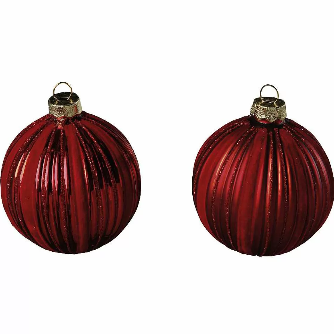 Bolas De Navidad>DecoWoerner Adorno De Navidad Terciopelo , 8 Cm, 2 Piezas rojo