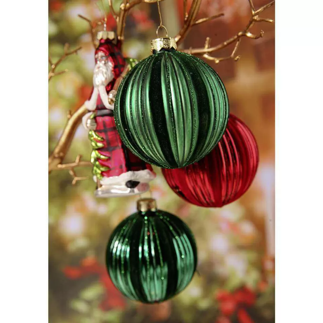 Bolas De Navidad>DecoWoerner Adorno De Navidad Terciopelo , 8 Cm, 2 Piezas rojo