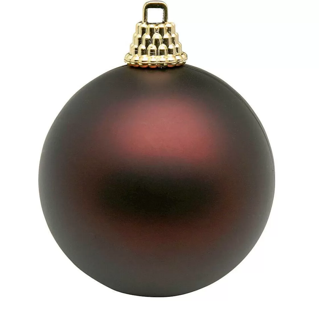 Bolas De Navidad>DecoWoerner Adorno Navideño Mate, 6cm-24 Piezas marrón