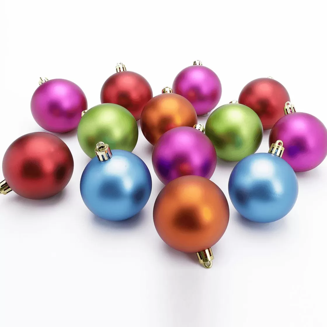 Bolas De Navidad>DecoWoerner Adornos Navideños De Plástico, Colores Surtidos multicolor