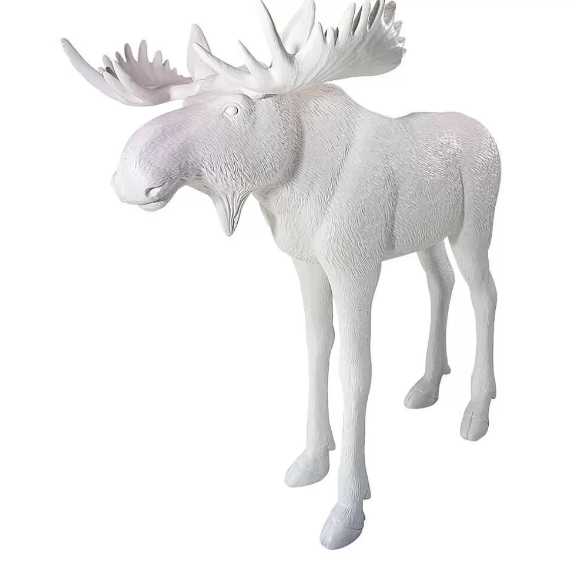 Decoración De Animales | Decoración Navideña Xxl>DecoWoerner Alce Decorativo Altura 210 Cm, blanco