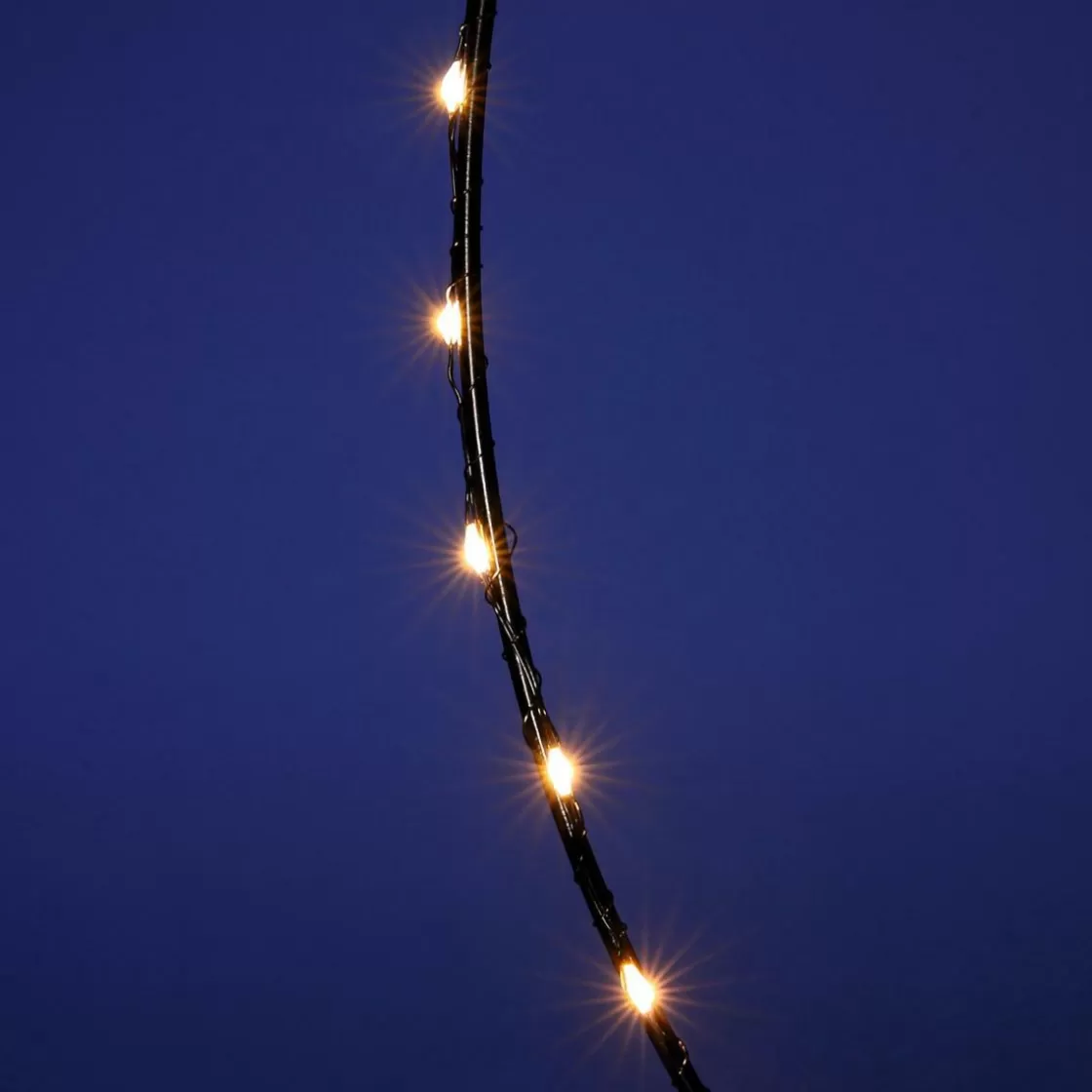 Luces De Navidad>DecoWoerner Anillo De Luces LED Para Exteriores, LED Cálido, Ø 50 Cm negro