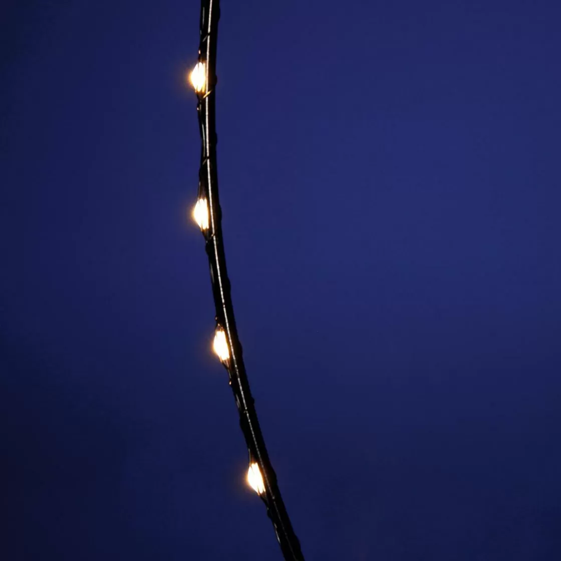 Luces De Navidad>DecoWoerner Anillo De Luces LED Para Exteriores, LED Cálido, Ø 75 Cm negro
