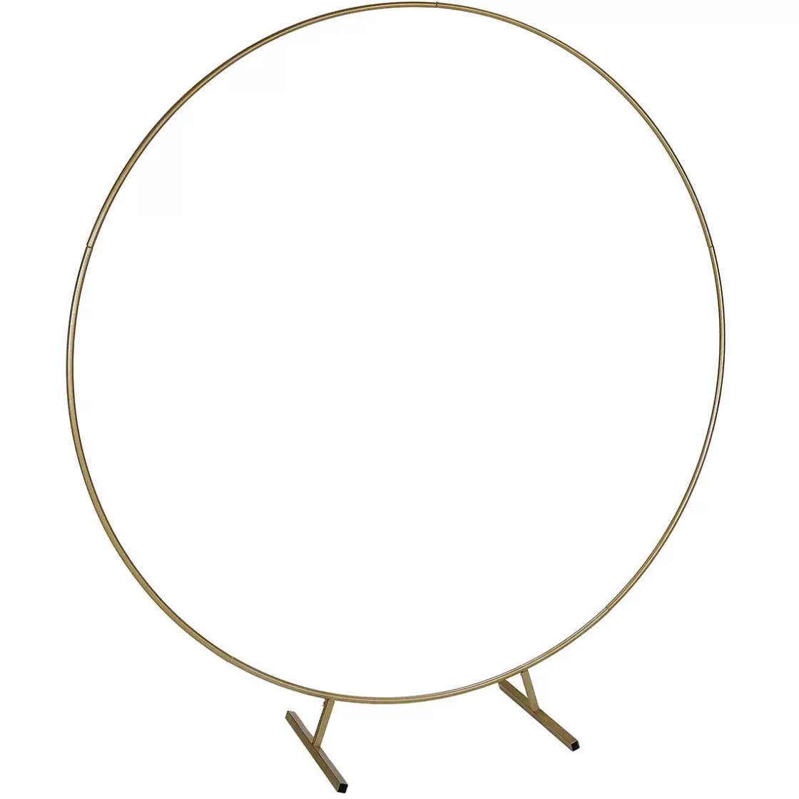 Ayudas Y Herramientas De Decoración | Decoración Temática>DecoWoerner Arco De Boda Dorado Redondo Arco De Metal 200 Cm oro
