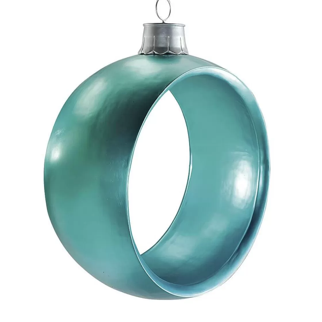 Decoración Navideña Xxl>DecoWoerner Aro De Bolas De Navidad 110 Cm azul