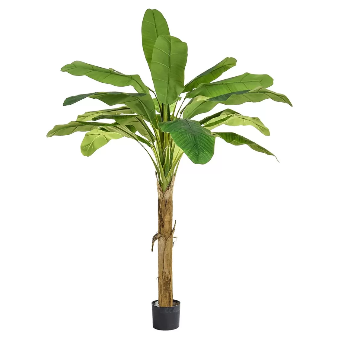 Árboles Artificiales | Plantas Artificiales Ignífugas>DecoWoerner Bananero Artificial En Maceta Ignífugo 105 Cm verde