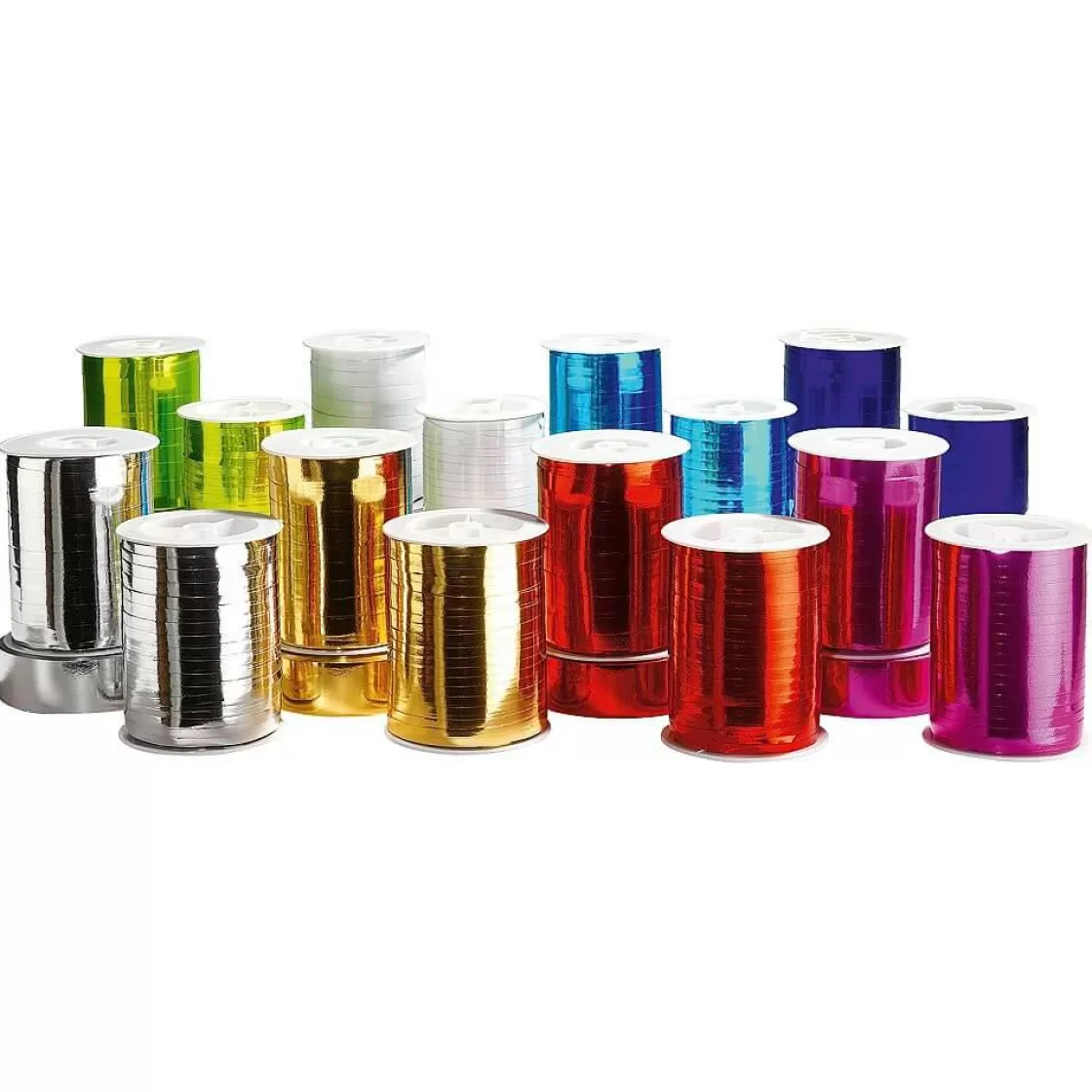 Cintas De Regalo>DecoWoerner Banda Metálica Brillante, Anchura 10 Mm, Color Claro azul