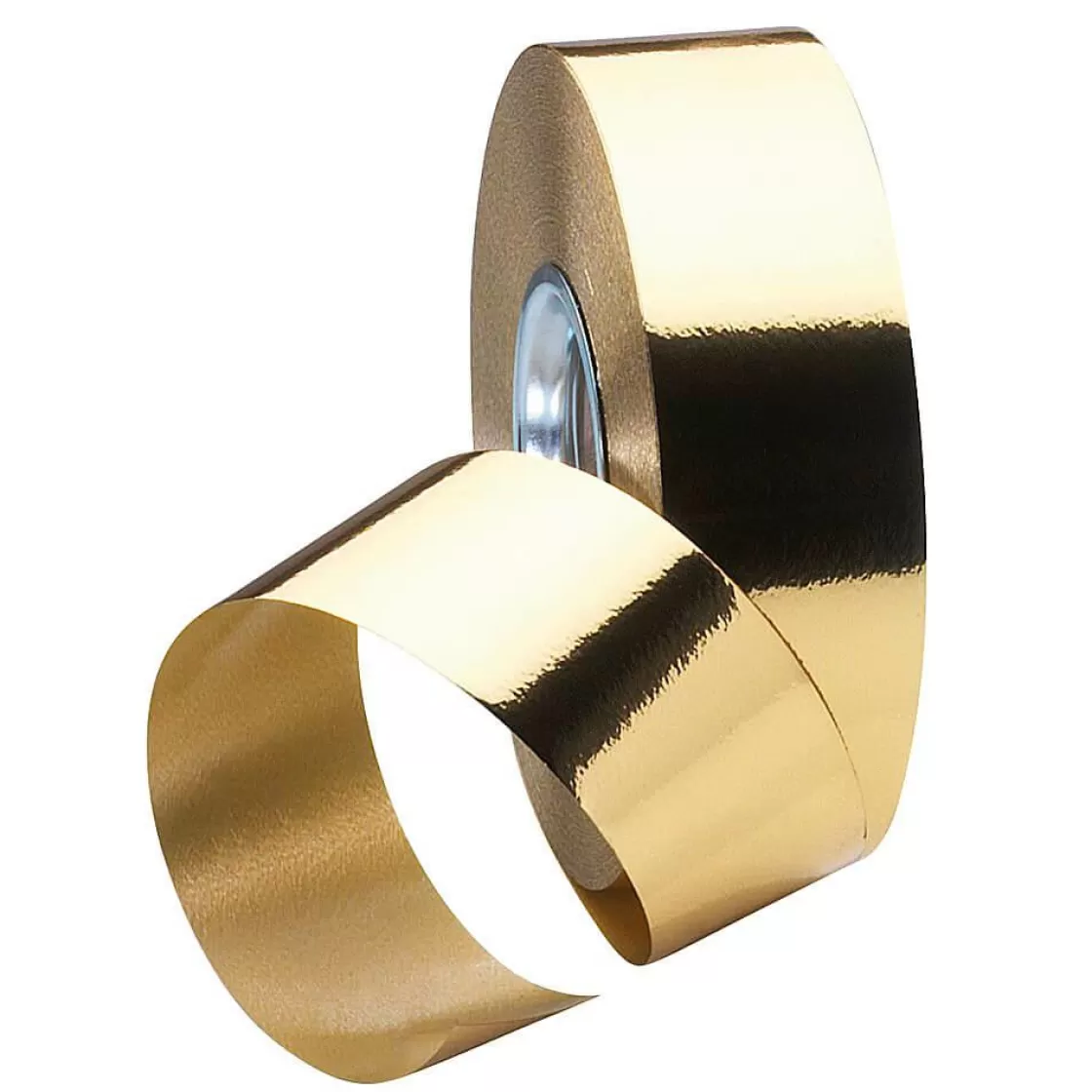 Cintas De Regalo>DecoWoerner Banda Metálica Brillante, Anchura 31 Mm, oro