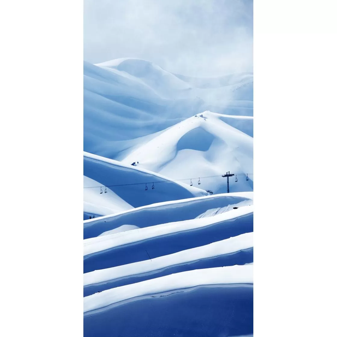 Decoración De Invierno | Pancartas De Navidad E Invierno>DecoWoerner Bandera De Tela Ignífuga "Zona De Esquí" De Tela De Bandera 100 X 200 Cm blanco