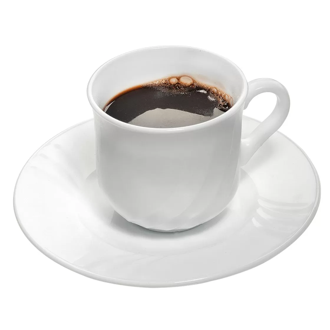 Bebidas>DecoWoerner Bebida Café Alimento De Imitación 7,5 Cm blanco