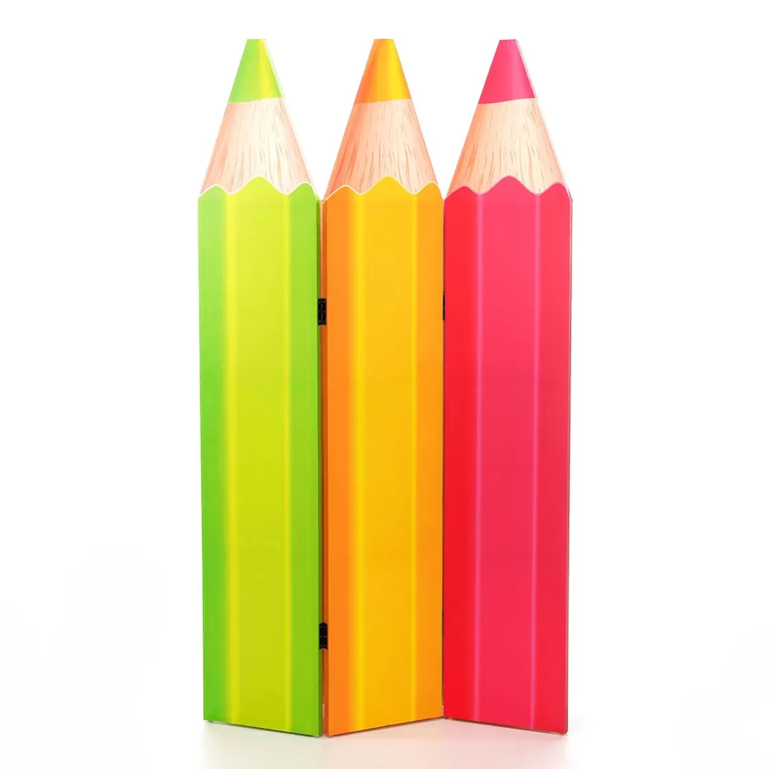 Expositores Para Tiendas | Decoración Temática>DecoWoerner Biombo "Lápices De Colores" 160 Cm multicolor