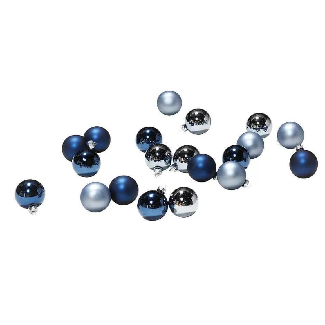 Bolas De Navidad>DecoWoerner Bola De Navidad De Vidrio 6 Cm, Azul Piedra, 10 Piezas multicolor