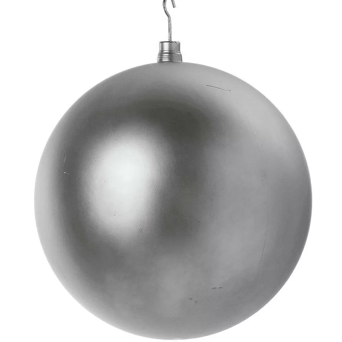 Decoración Navideña Xxl | Bolas De Navidad>DecoWoerner Bola De Navidad XXL Mate, 50 Cm plata