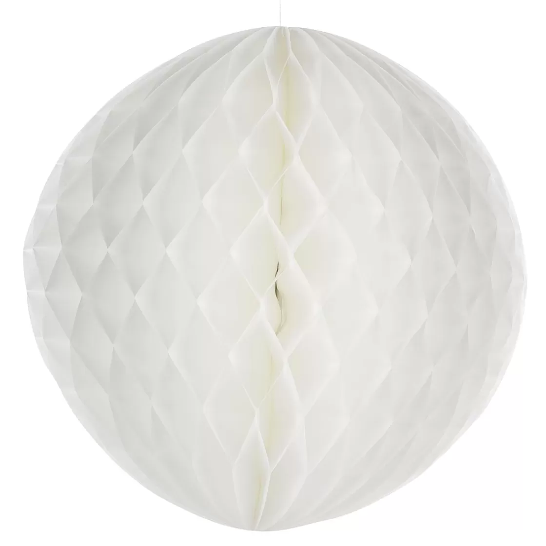 Decoración Temática>DecoWoerner Bola De Nido De Abeja Blanca, Ignífuga, B1 30 Cm Ø blanco