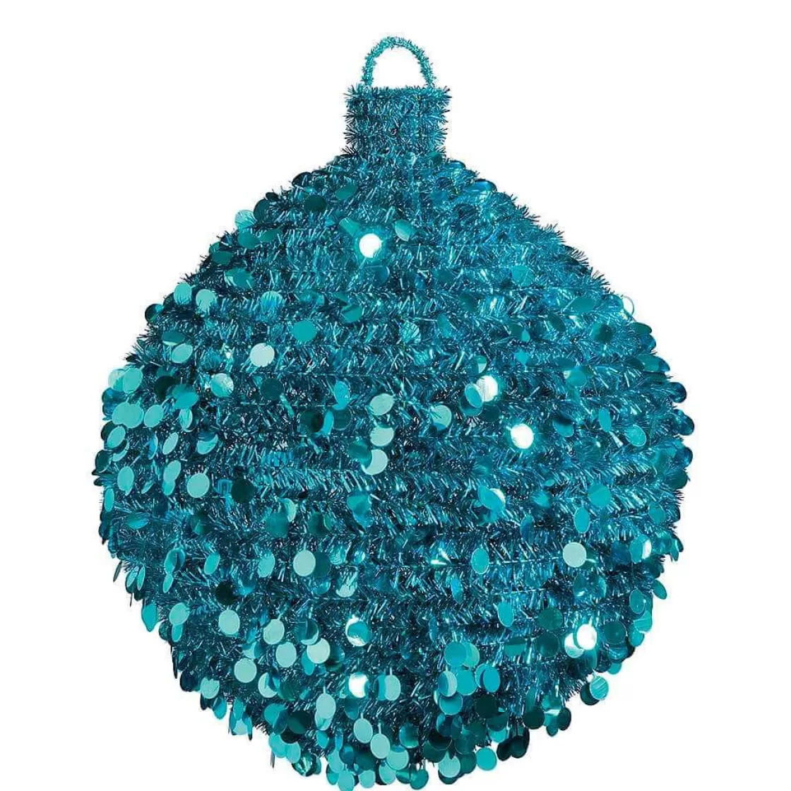 Decoración Temática | Decoración Navideña Xxl>DecoWoerner Bola Decorativa De Espumillón, Ø 100 Cm, Turquesa
