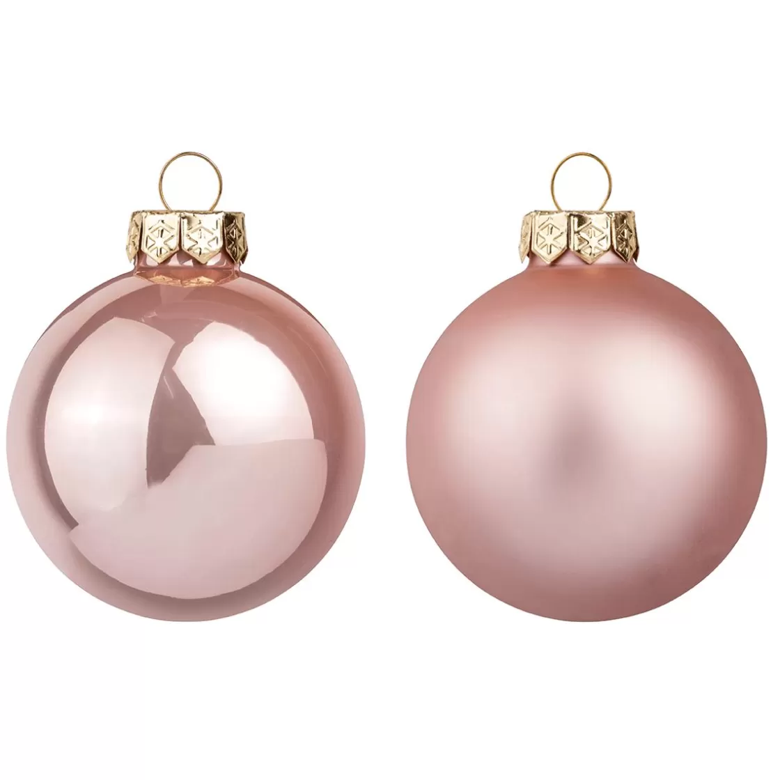 Bolas De Navidad>DecoWoerner Bolas De Cristal Altrosé 6 Cm Ø - 24 Piezas rosa