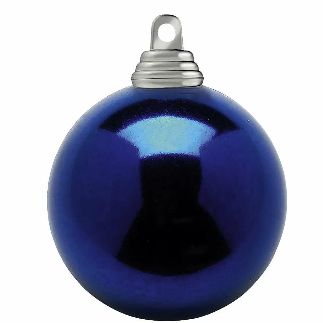 Bolas De Navidad>DecoWoerner Bolas De Navidad Brillantes De Color Noche, De Plástico Ignífugo, De 6 Cm De Diámetro - 24 Unidades. azul