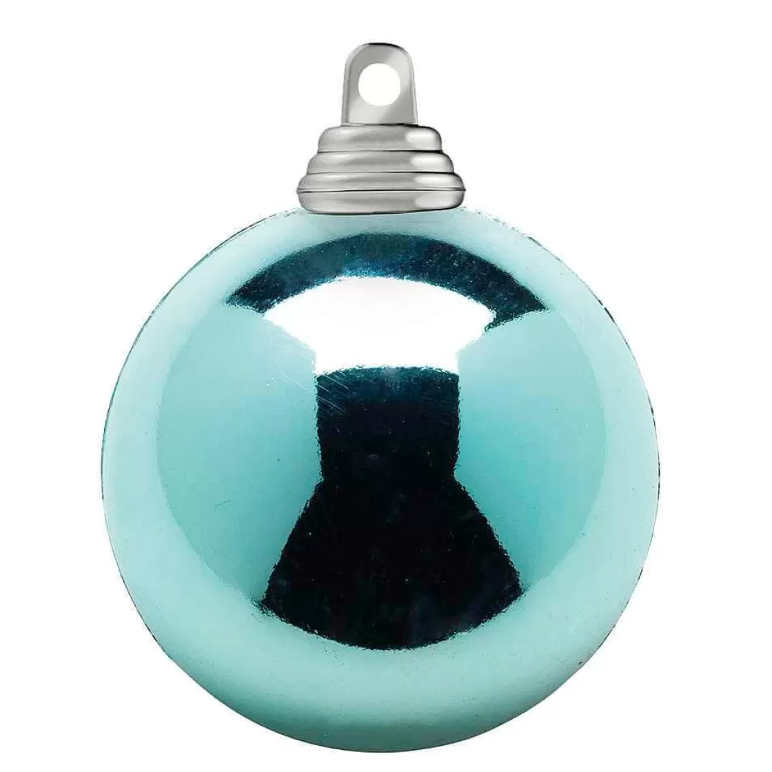 Bolas De Navidad>DecoWoerner Bolas De Navidad De Plástico Claro Brillante, 6 Cm Ø - 24 Piezas azul