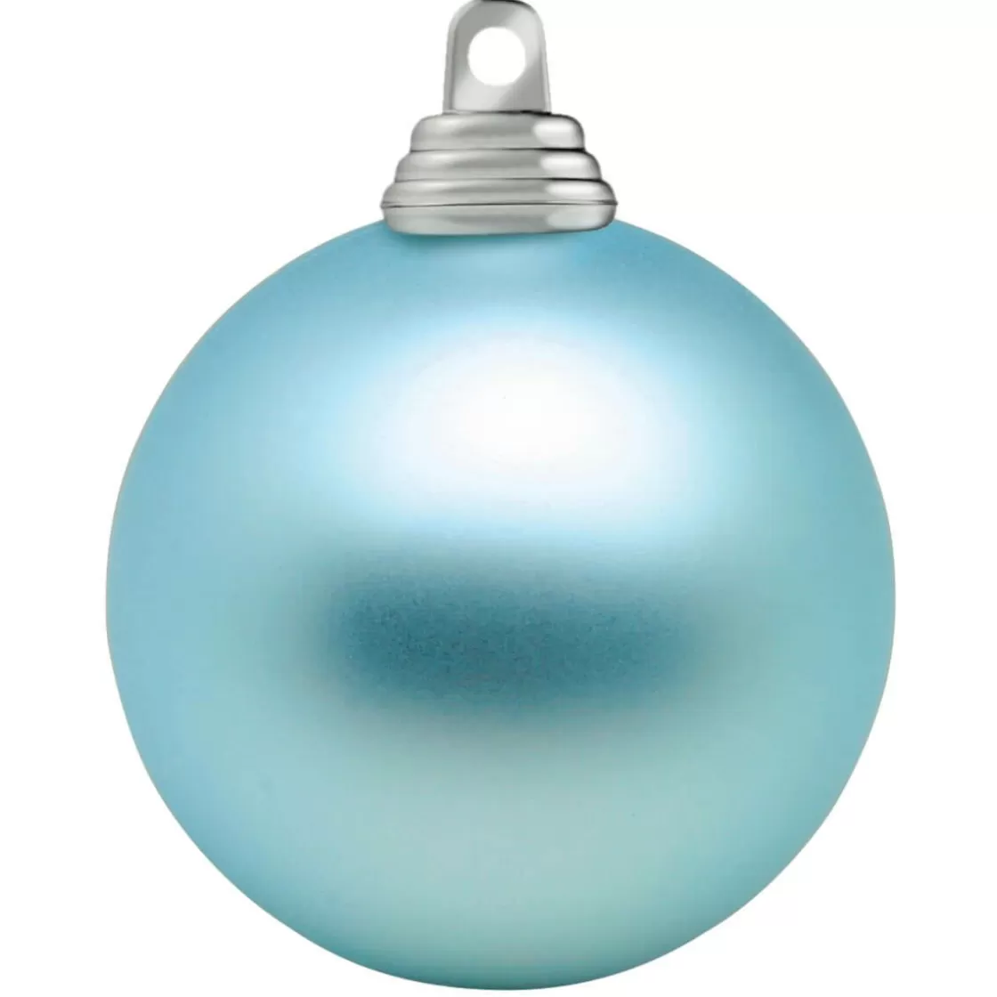 Bolas De Navidad>DecoWoerner Bolas De Navidad De Plástico Claro Mate, Ignífugo, 6 Cm Ø - 24 Piezas azul