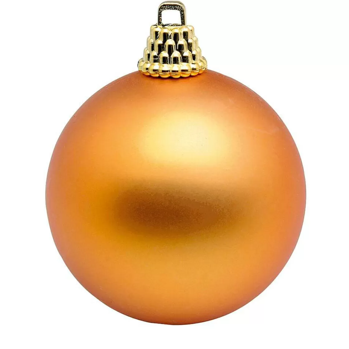 Bolas De Navidad>DecoWoerner Bolas De Navidad De Plástico Cobre, Mate naranja