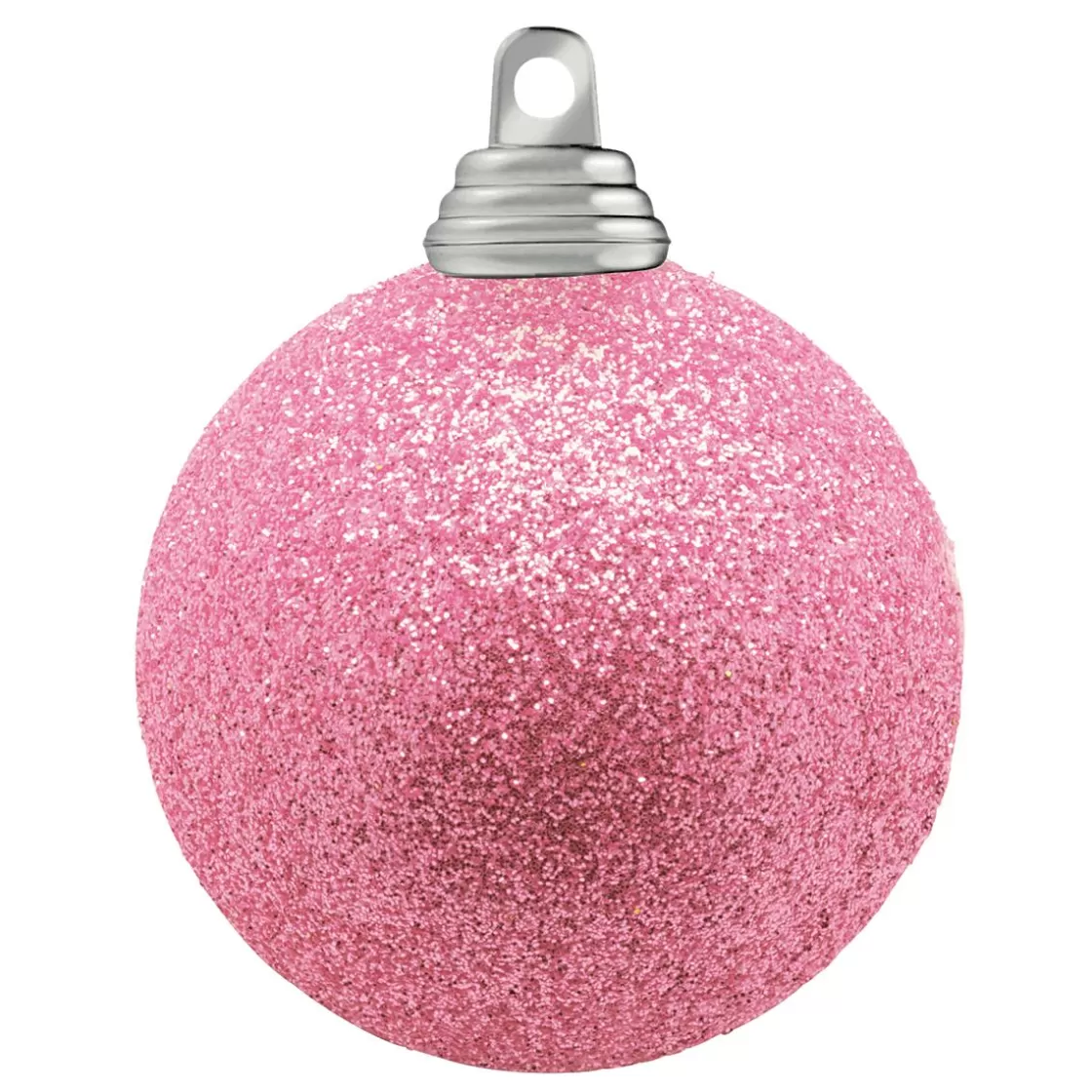 Bolas De Navidad>DecoWoerner Bolas De Navidad De Plástico Con Purpurina En rosa