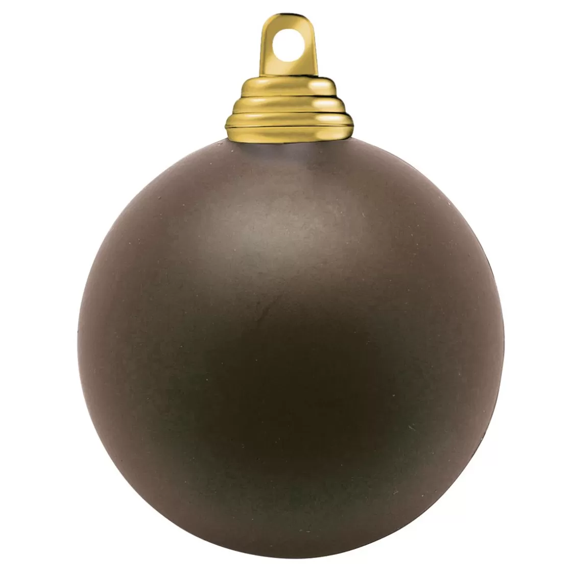 Bolas De Navidad>DecoWoerner Bolas De Navidad De Plástico Ignífugo Moca Mate marrón