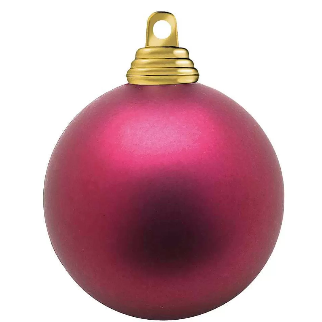 Bolas De Navidad>DecoWoerner Bolas De Navidad De Plástico Baya Mate, Ignífugo, 6 Cm Ø - 24 Piezas rojo