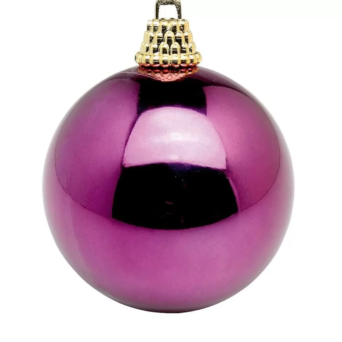 Bolas De Navidad>DecoWoerner Bolas De Navidad De Plástico Mora Brillante, 8 Cm Ø - 12 Piezas rojo