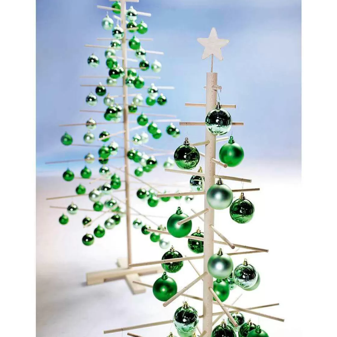 Bolas De Navidad>DecoWoerner Bolas De Navidad De Plástico Abeto Mate, 6 Cm Ø - 24 Piezas verde