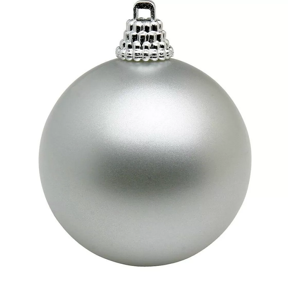 Bolas De Navidad>DecoWoerner Bolas De Navidad Mate, 6 Cm - 24 Piezas plata