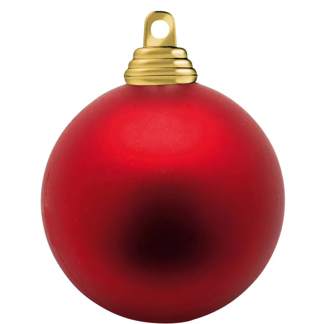 Bolas De Navidad>DecoWoerner Bolas De Navidad Rojas, Mate, De Plástico Ignífugo, 6 Cm Ø - 24 Piezas rojo