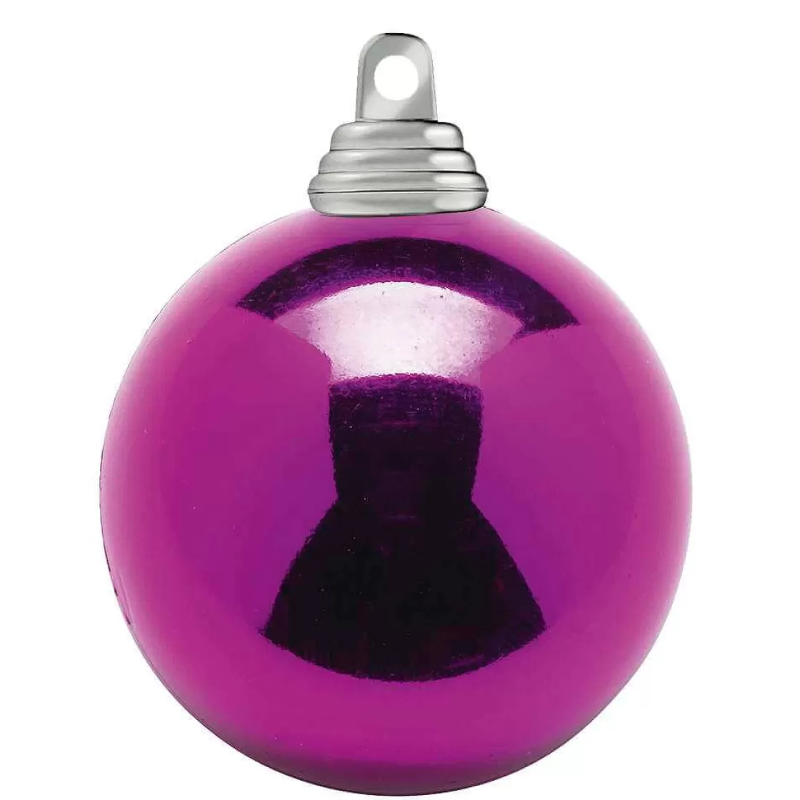 Bolas De Navidad>DecoWoerner Bolas De Navidad s Y Brillantes De Plástico Ignífugo De 6 Cm De Diámetro - 24 Unidades. rosa
