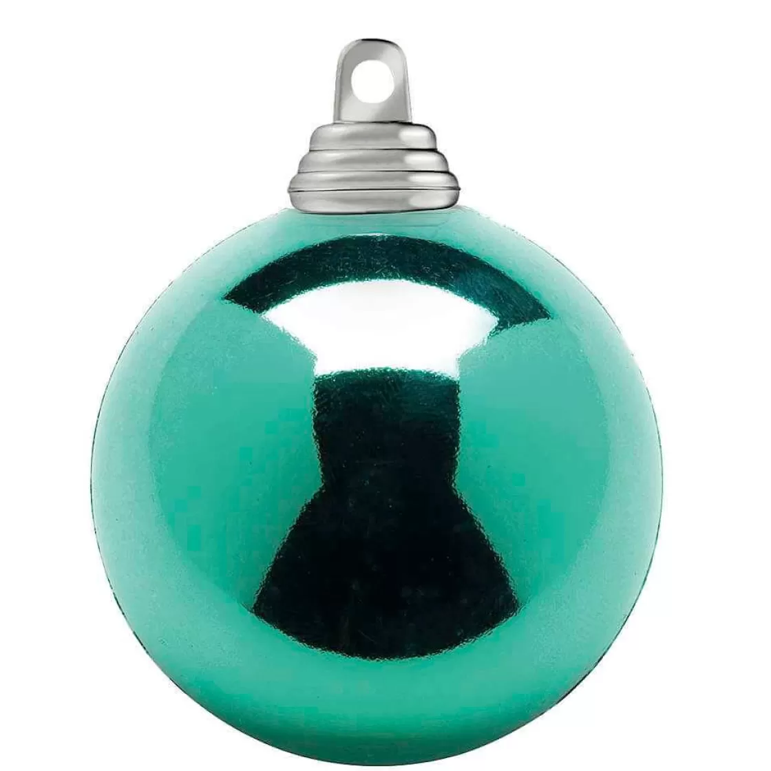 Bolas De Navidad>DecoWoerner Bolas De Navidad Agua Brillante De Plástico Ignífugo, 6 Cm Ø - 24 Unidades. verde