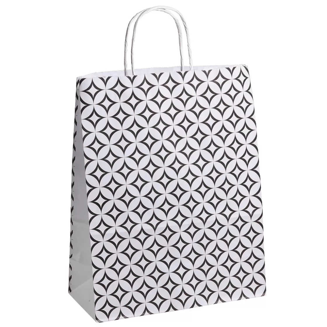 Bolsas De Regalo Y Bolsas Portátiles>DecoWoerner Bolsa De Papel "Adorno" 28 X 22 X 10 Cm negro