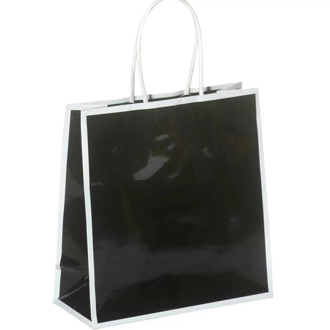 Bolsas De Regalo Y Bolsas Portátiles>DecoWoerner Bolsa De Papel "Coco" Negra 18 X 18 Cm 25 Piezas, 155 Gr/m² negro