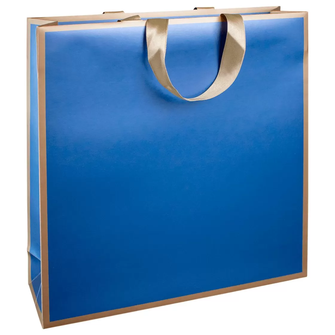 Bolsas De Regalo Y Bolsas Portátiles>DecoWoerner Bolsa De Papel "Metálica" 35 X 35 X 13 Cm Y Oro 10 Piezas azul
