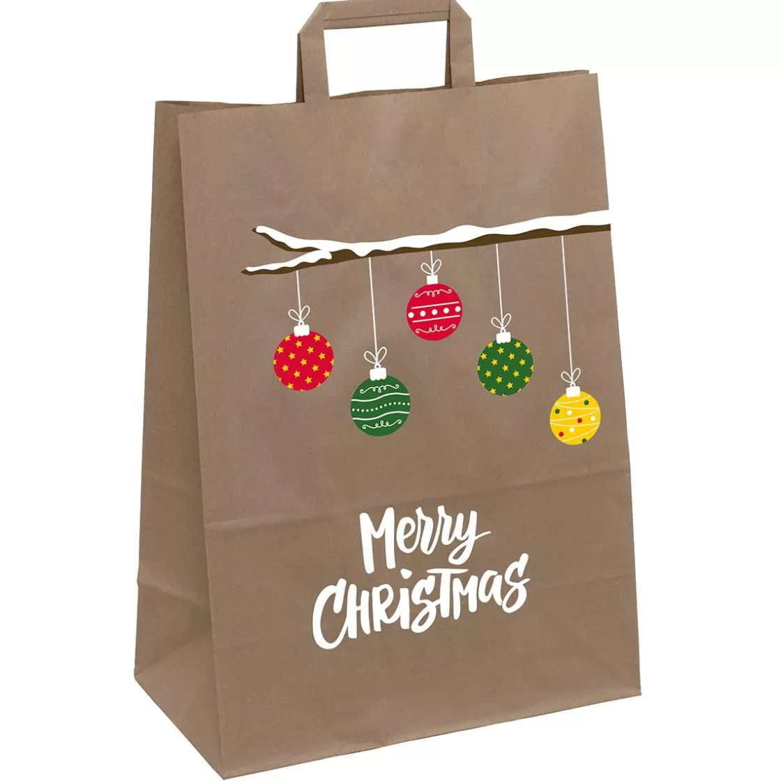 Bolsas De Regalo Y Bolsas Portátiles>DecoWoerner Bolsa De Papel Rama De Navidad