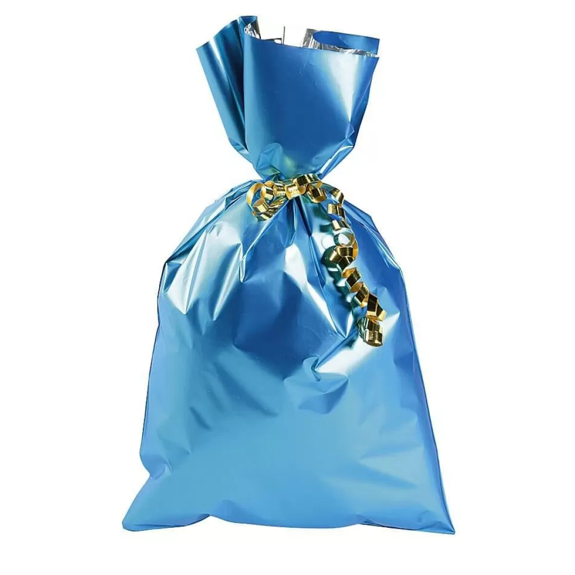 Bolsitas Con Cordón>DecoWoerner Bolsa De Regalo, Mate, Claro, 20 X 35 Cm azul