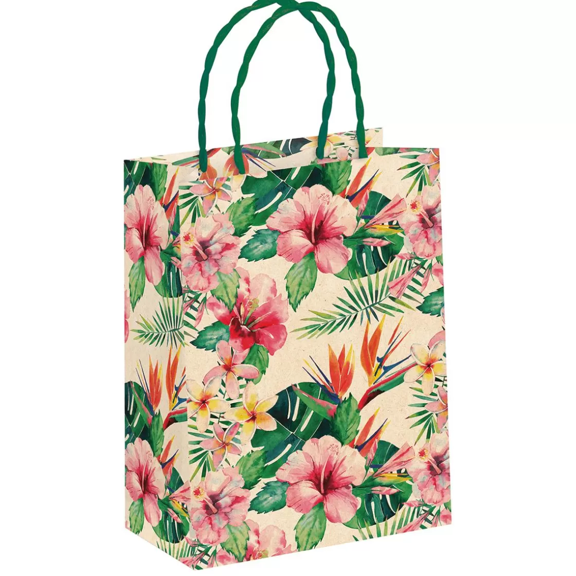 Bolsas De Regalo Y Bolsas Portátiles>DecoWoerner Bolsa De Regalo "Tropic" 22 X 31 X 10 Cm 10pcs. marrón