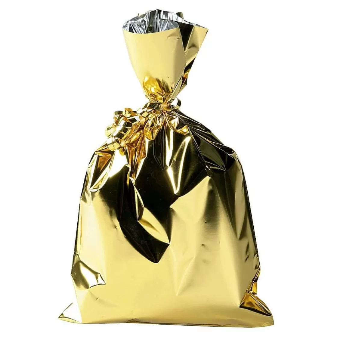 Bolsitas Con Cordón>DecoWoerner Bolsa De Regalos, Brillante, Color Dorado, 20 X 35 Cm oro