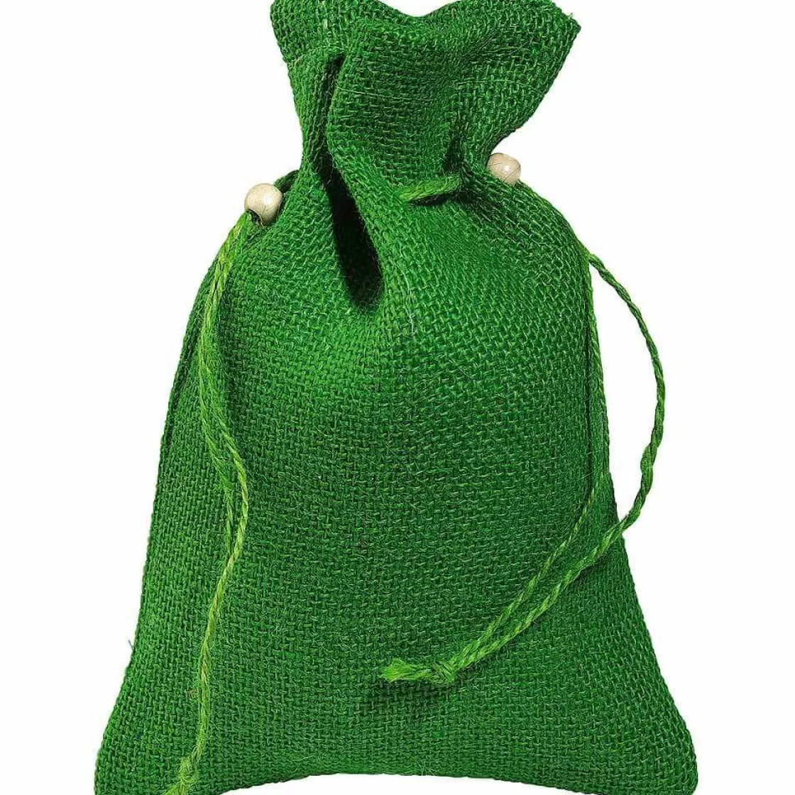 Bolsitas Con Cordón>DecoWoerner Bolsita De Yute, 22 Cm, verde